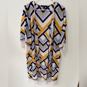 Forever 21 Multicolor Geometric Duster